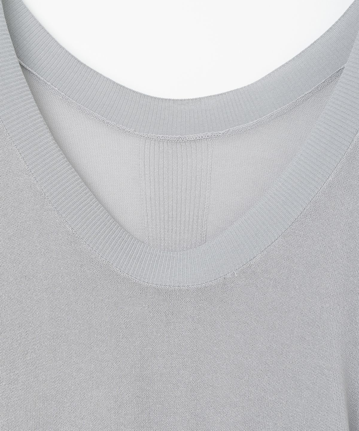밀로 우먼(MILLO WOMEN) 시어 루즈 핏 니트 탑 [쿨 그레이]