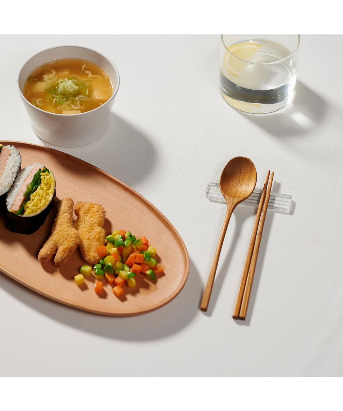 자주(JAJU) 티크우드 아동 수저2조
