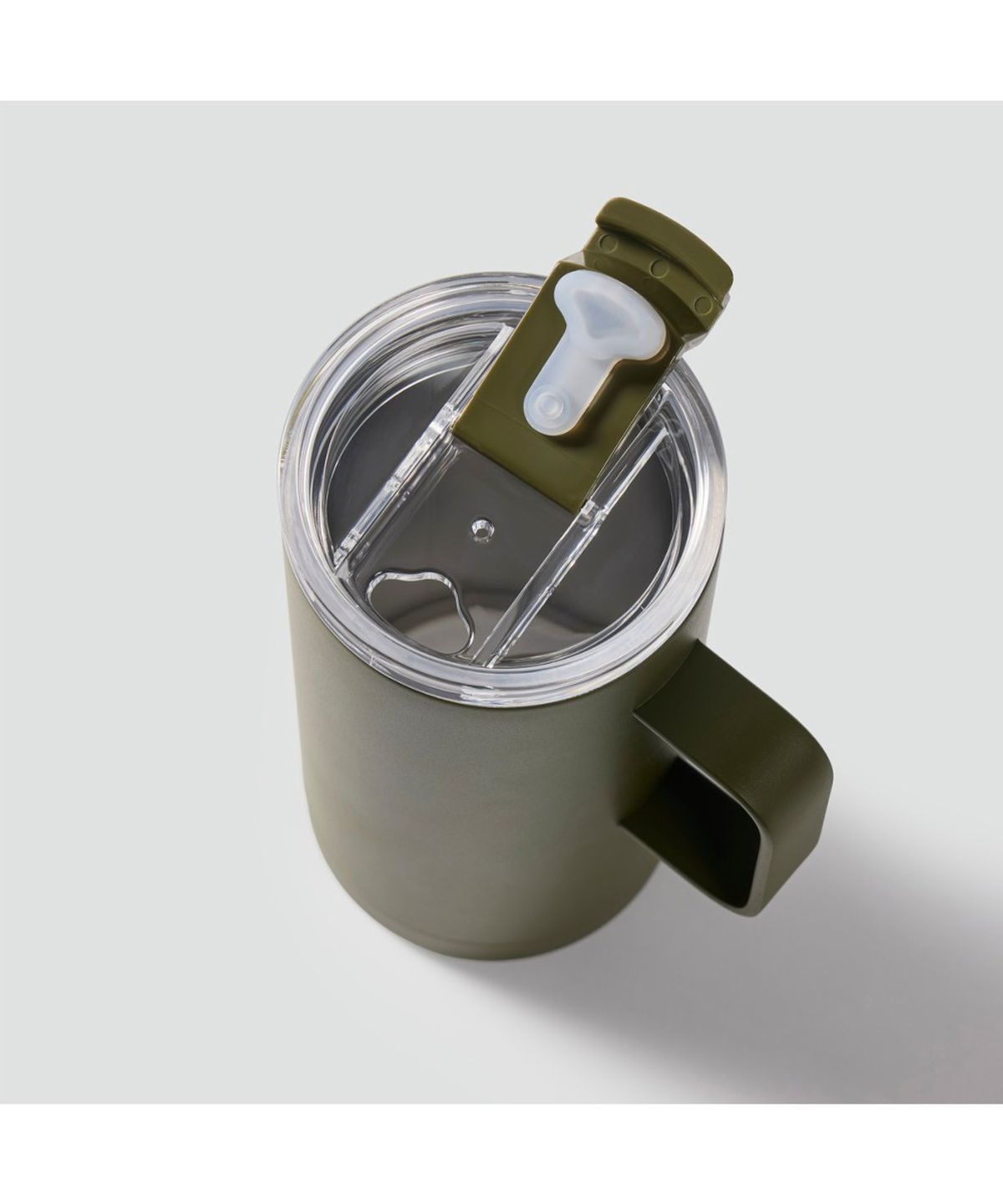 자주(JAJU) 차량용 텀블러_420ml_카키