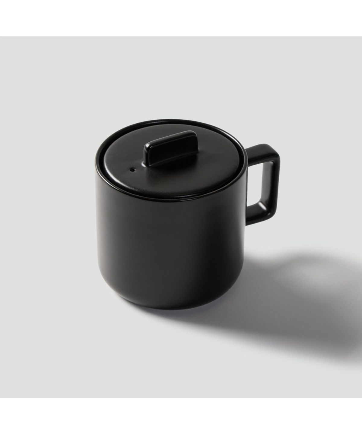 자주(JAJU) 전자레인지용 1인 도자기 밥솥_650ml_블랙