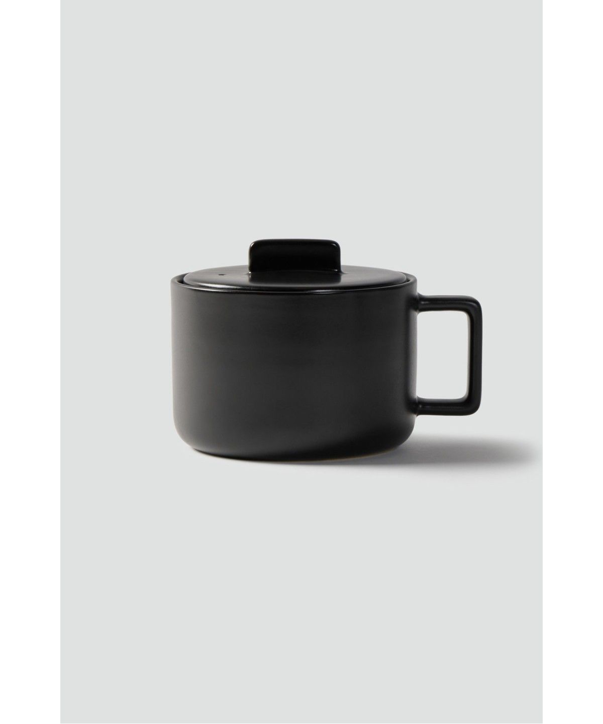 자주(JAJU) 전자레인지용 1인 도자기 밥솥_750ml_블랙