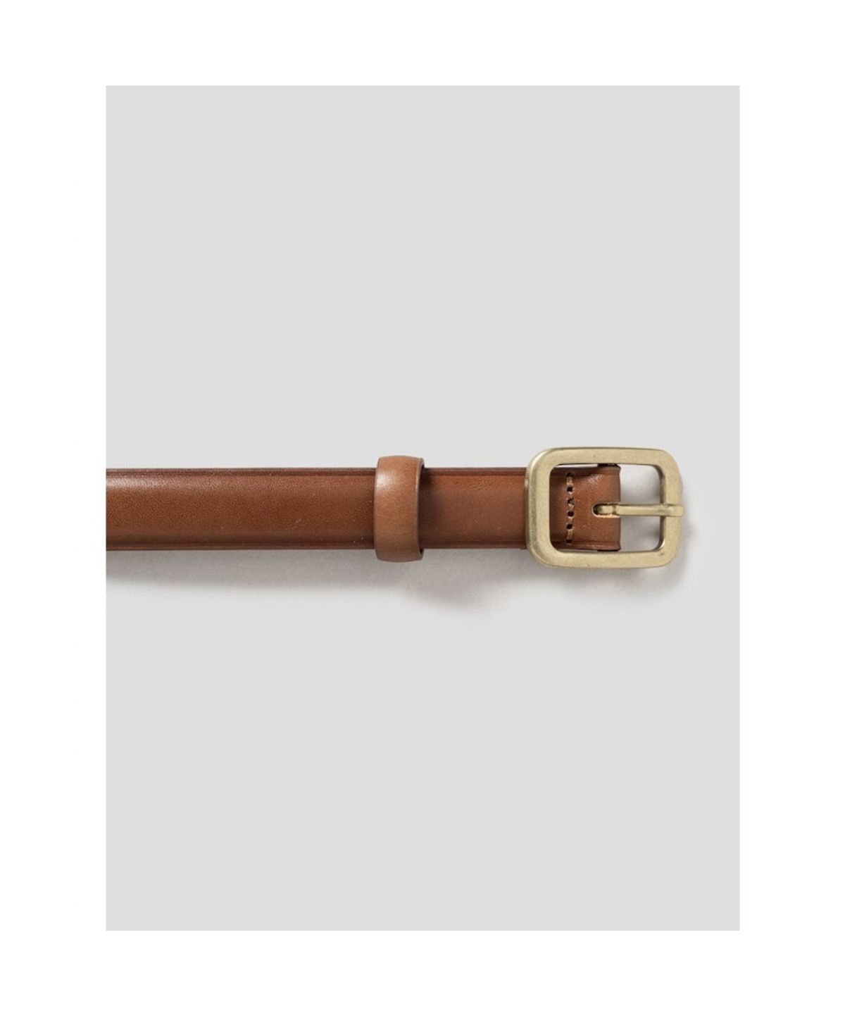 빈폴 액세서리(BEANPOLE ACCESSORY) 여성 슬림 캐주얼 버클 벨트  브릭