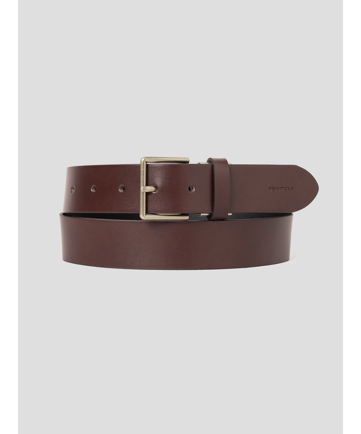 빈폴 액세서리(BEANPOLE ACCESSORY) 여성 와이드 캐주얼 버클 벨트  브라운