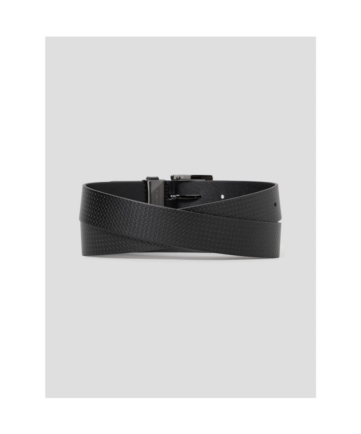 빈폴 액세서리(BEANPOLE ACCESSORY) 메쉬 경판 캐주얼 버클 벨트  블랙