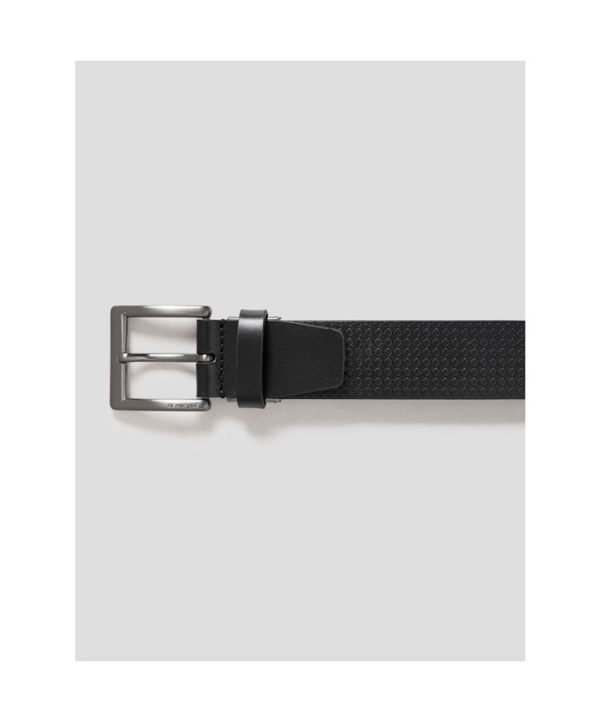 빈폴 액세서리(BEANPOLE ACCESSORY) 메쉬 경판 캐주얼 버클 벨트  블랙