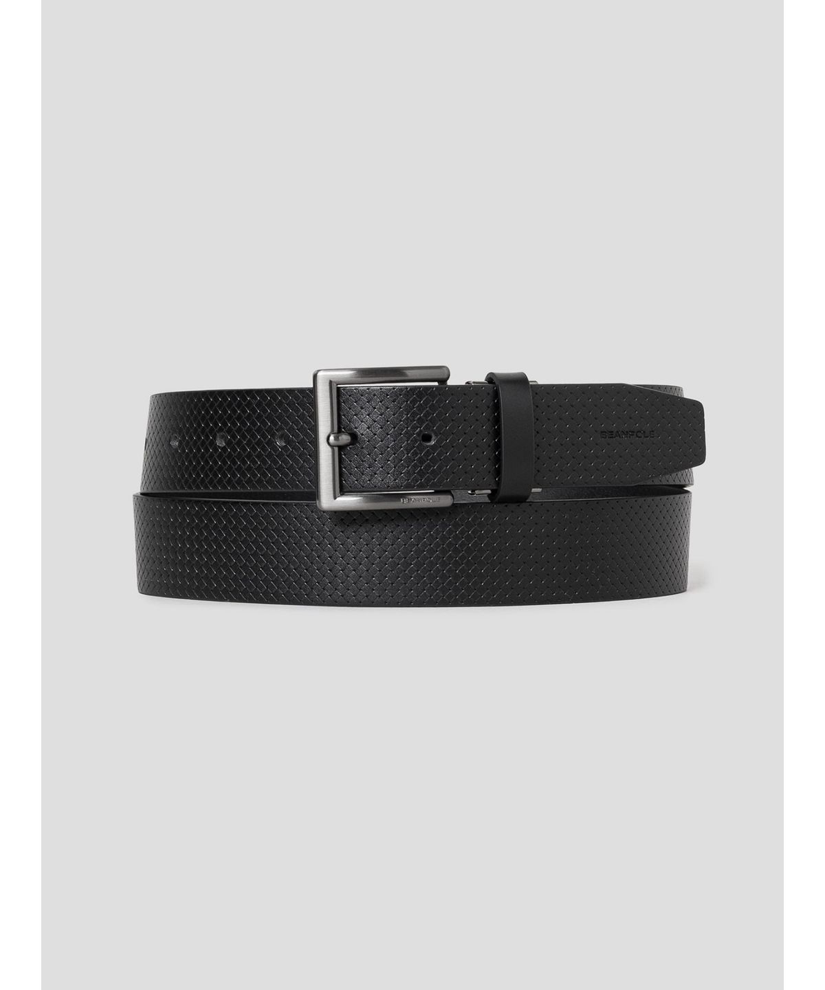 빈폴 액세서리(BEANPOLE ACCESSORY) 메쉬 경판 캐주얼 버클 벨트  블랙