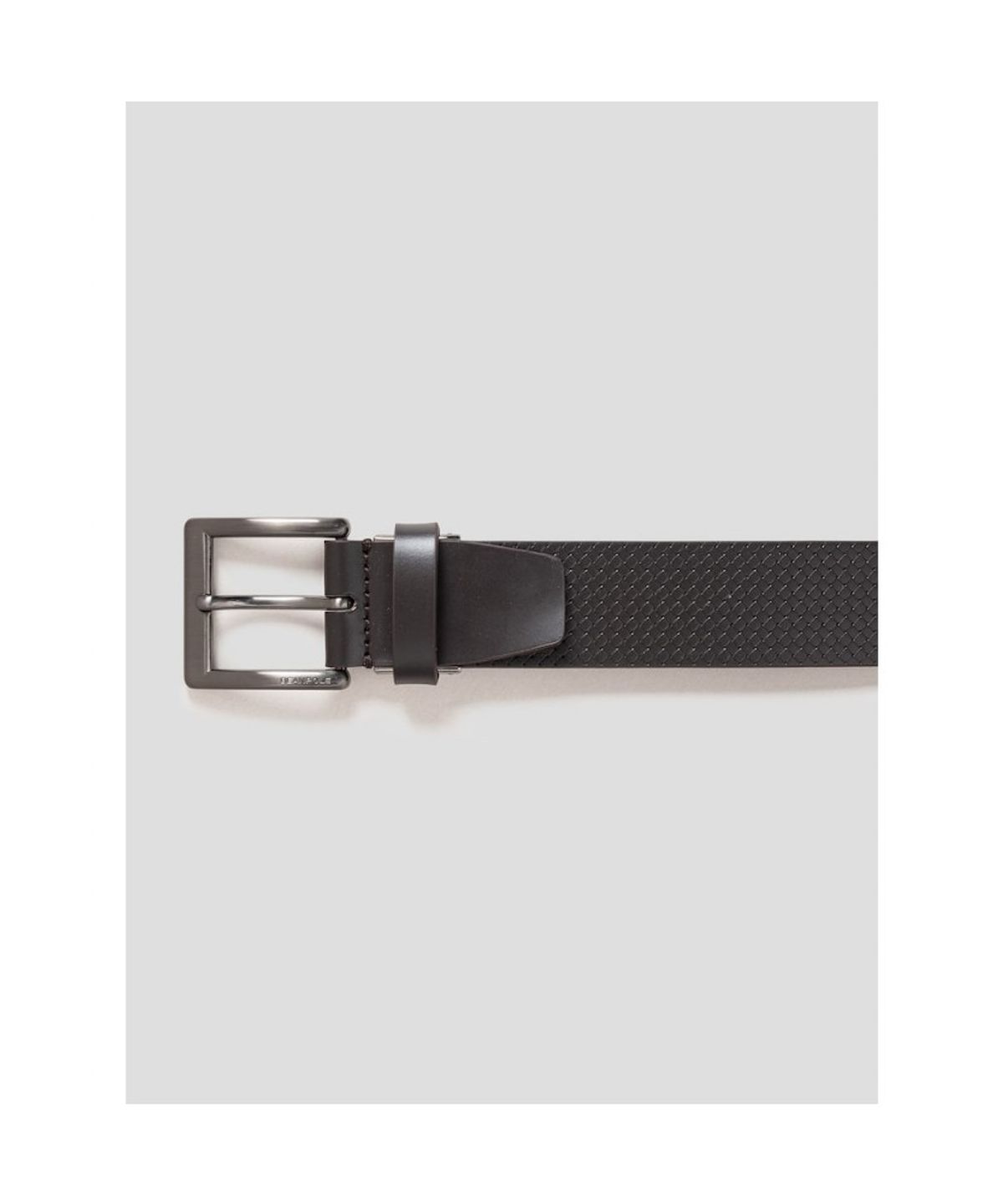 빈폴 액세서리(BEANPOLE ACCESSORY) 메쉬 경판 캐주얼 버클 벨트  브라운