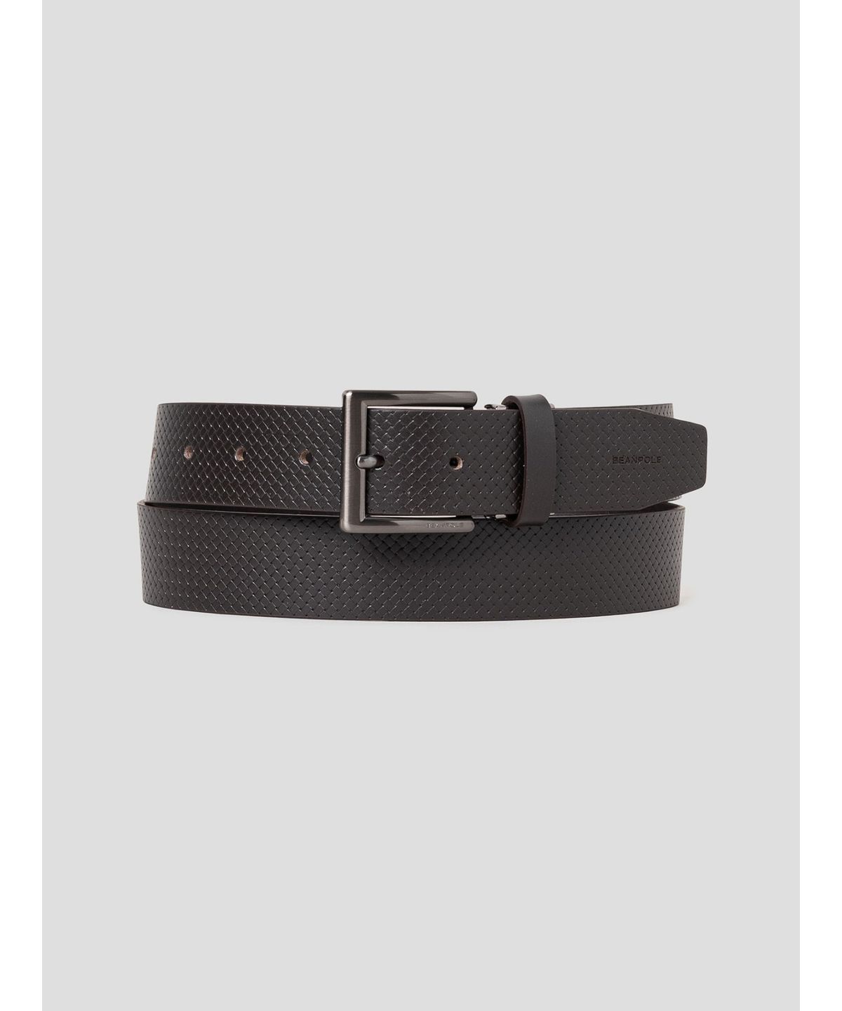빈폴 액세서리(BEANPOLE ACCESSORY) 메쉬 경판 캐주얼 버클 벨트  브라운