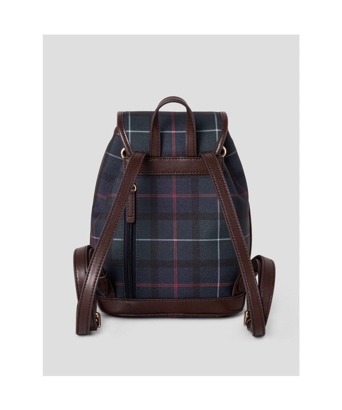 빈폴 액세서리(BEANPOLE ACCESSORY) 코어체크 PVC 미니백팩  그린