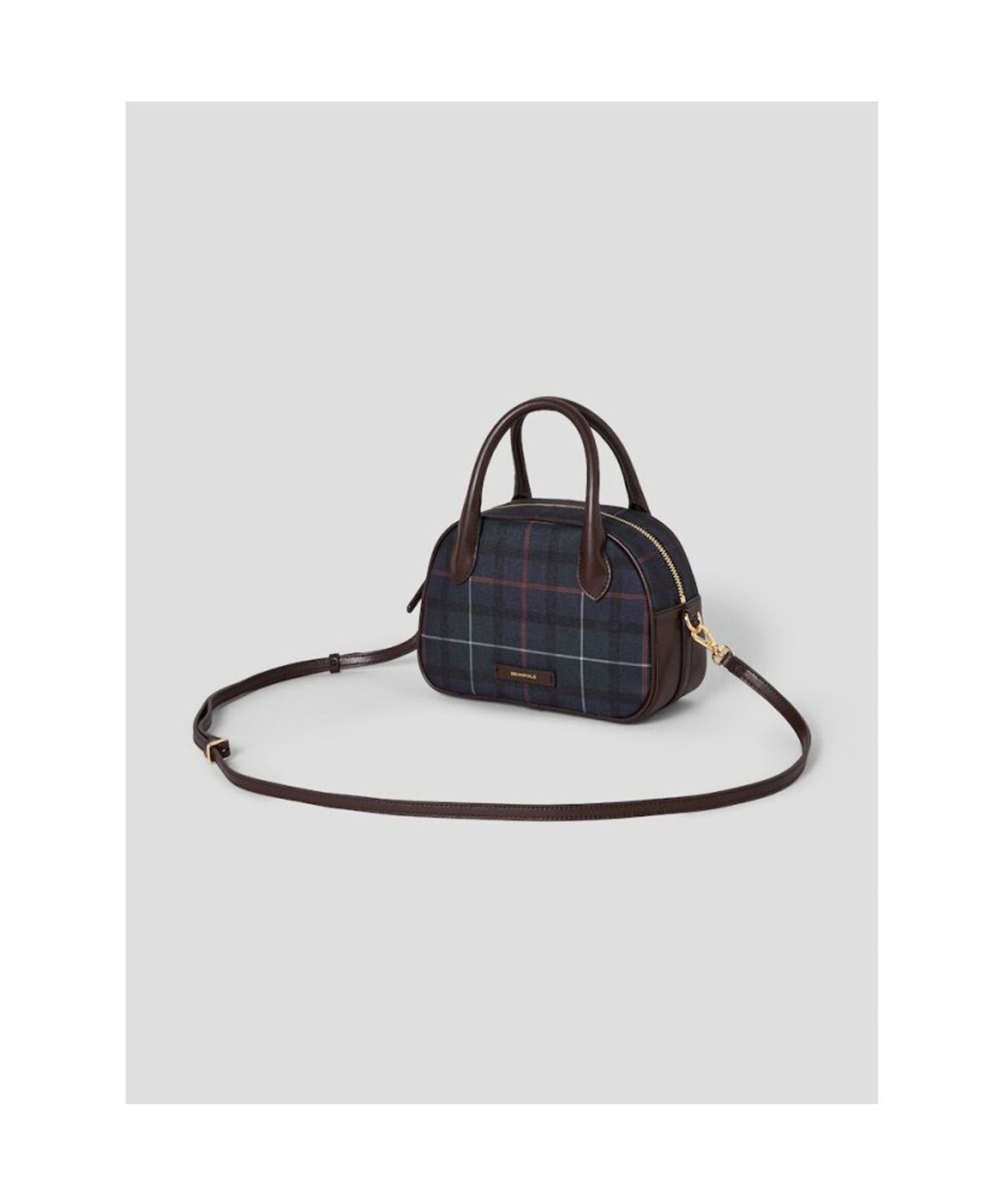빈폴 액세서리(BEANPOLE ACCESSORY) 코어체크 PVC 탑지퍼 토트백  그린
