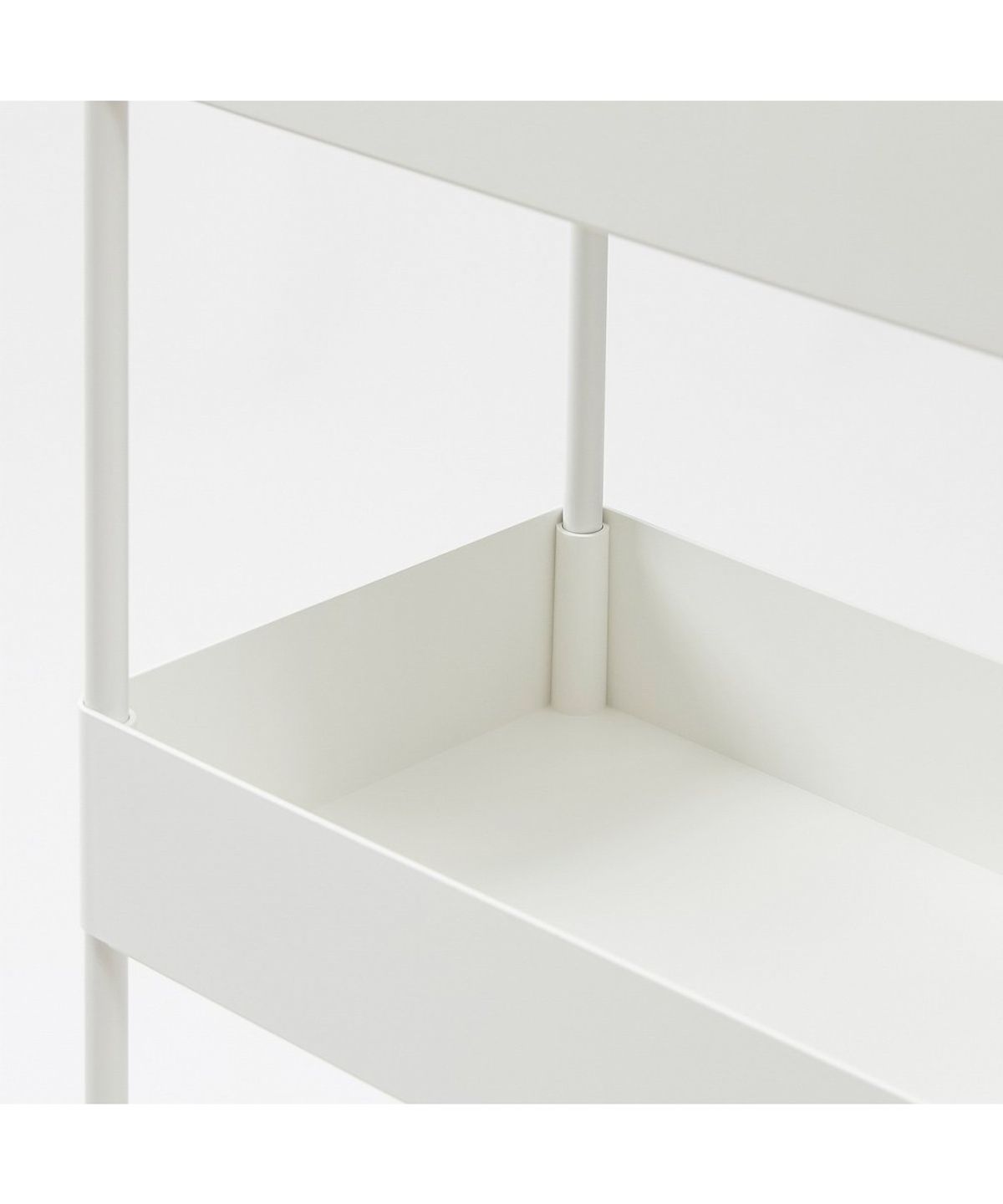 자주(JAJU) 깔끔하고 튼튼한 4단 트롤리_화이트