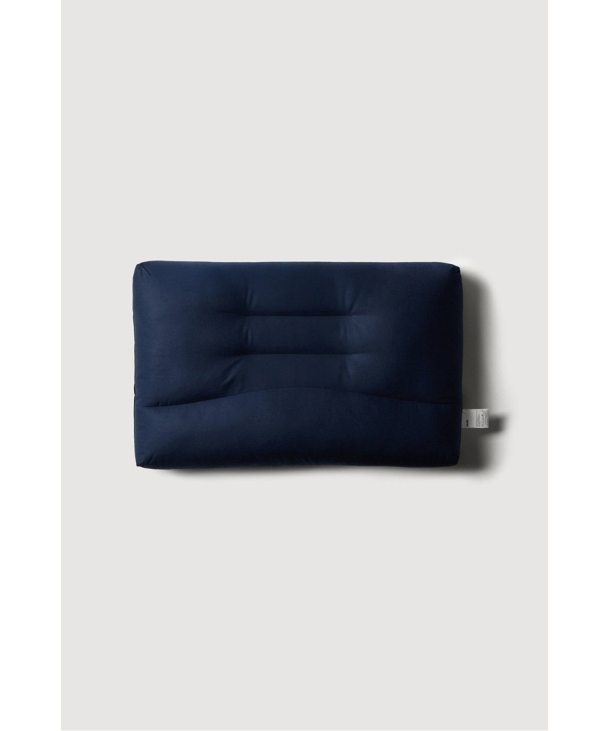 자주(JAJU) 순면 통세탁 경추 굽 베개 50x30cm 네이비