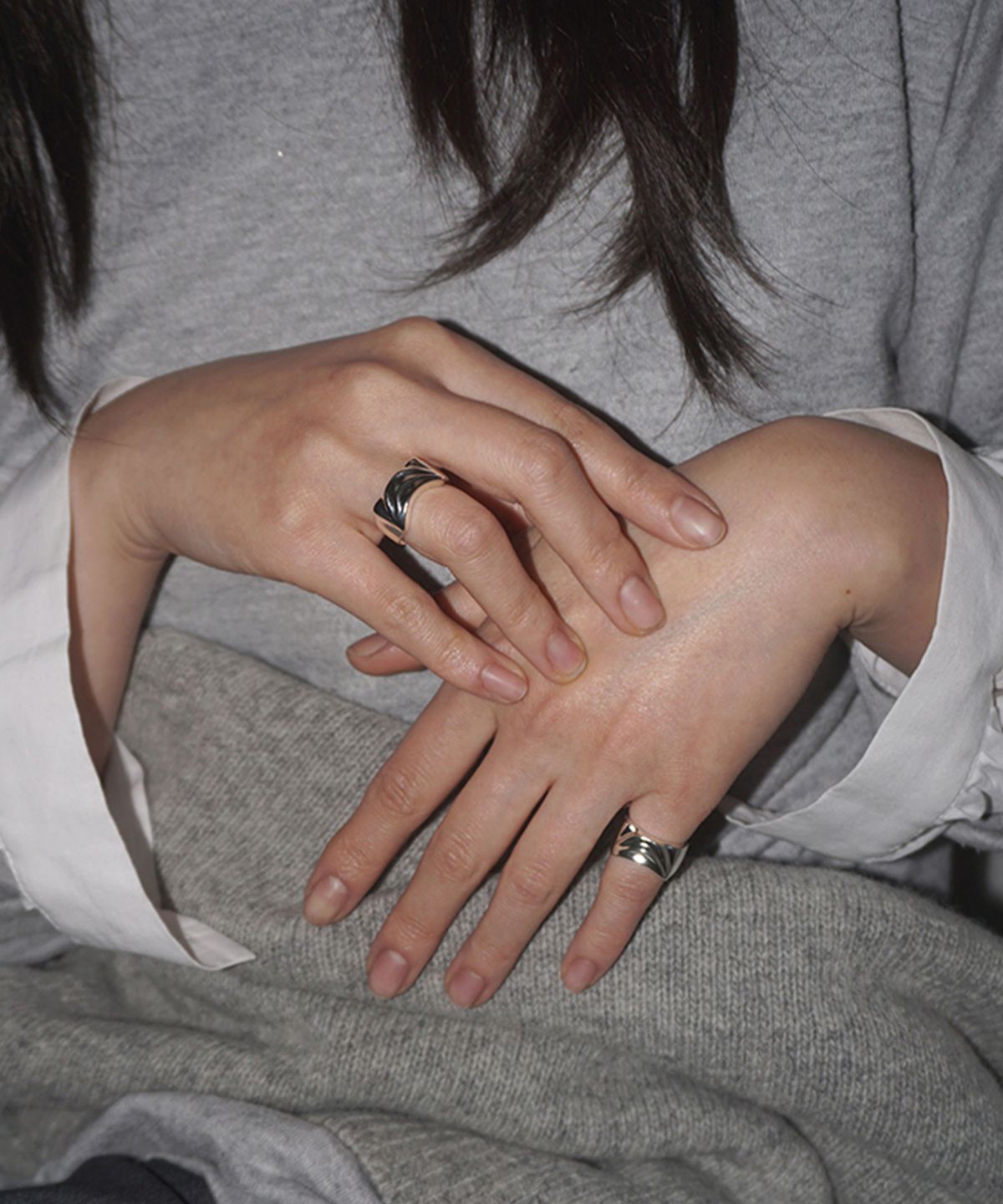 시에가하우스(SIEGA HOUSE) DIAPER FOLD RING (GLOSSY)