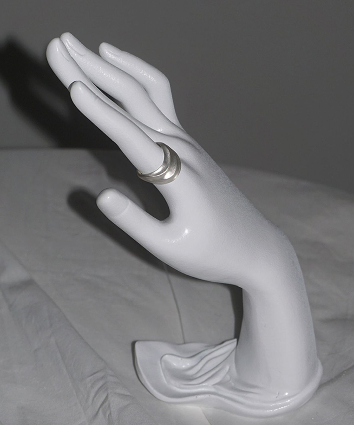 시에가하우스(SIEGA HOUSE) 3-LAYERED FOLD RING (SOFT- SILVER)
