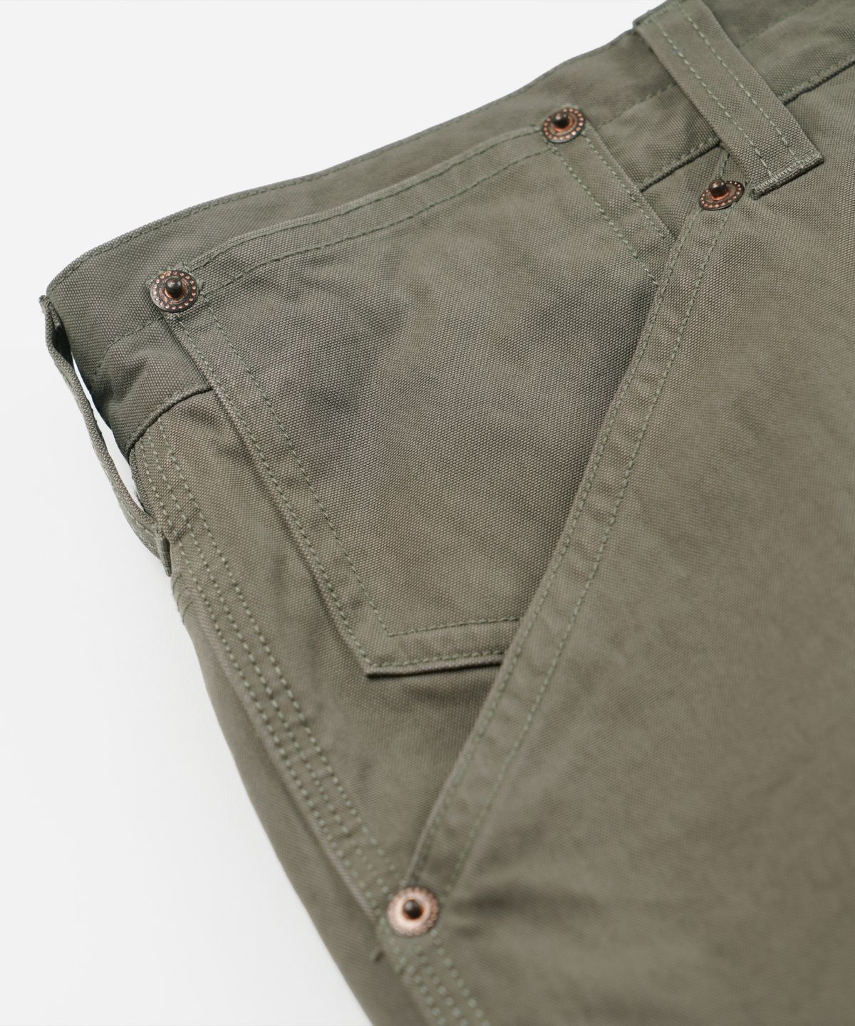 프리즘웍스(FRIZMWORKS) CN ESSENTIAL WORK PANTS _ OLIVE GRAY