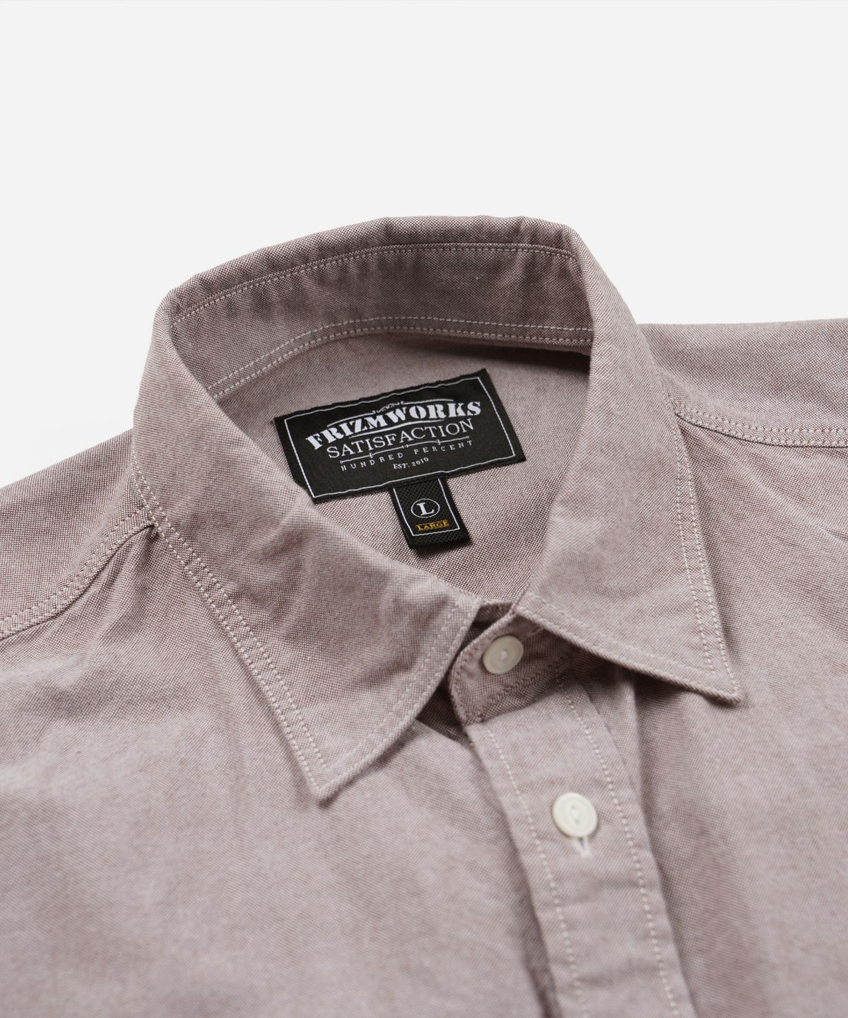 프리즘웍스(FRIZMWORKS) 1920S OXFORD WORK SHIRT _ BROWN