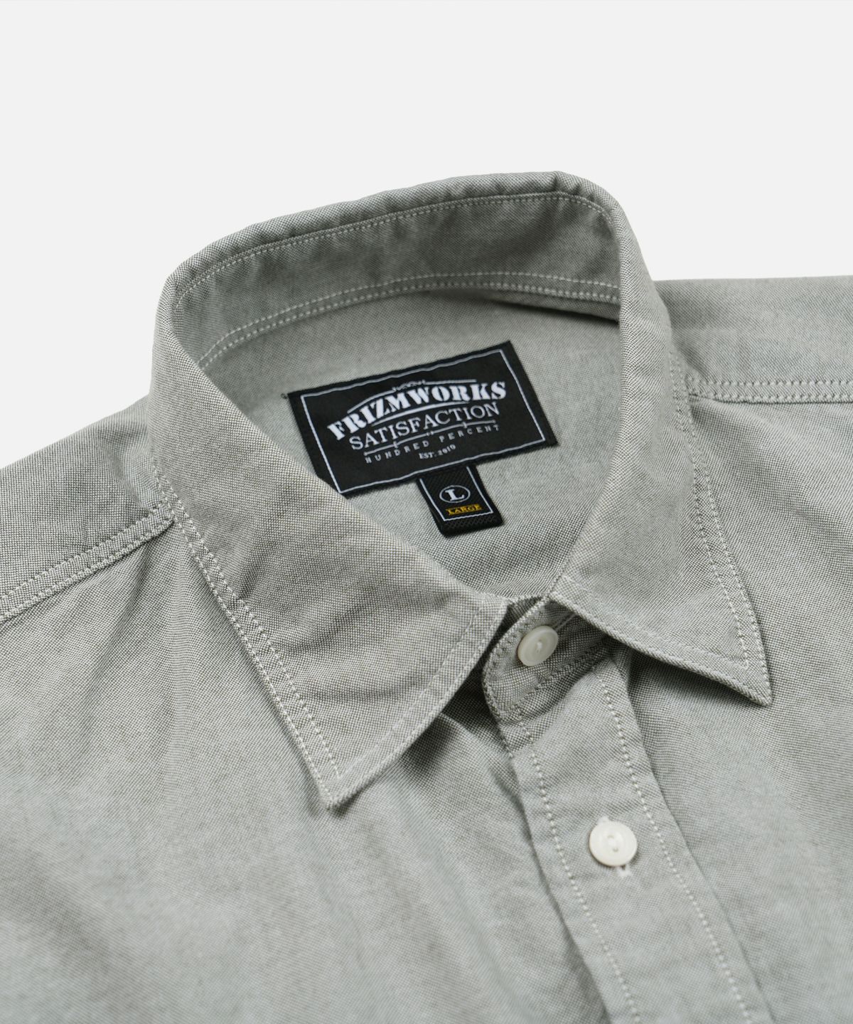 프리즘웍스(FRIZMWORKS) 1920S OXFORD WORK SHIRT _ GREEN