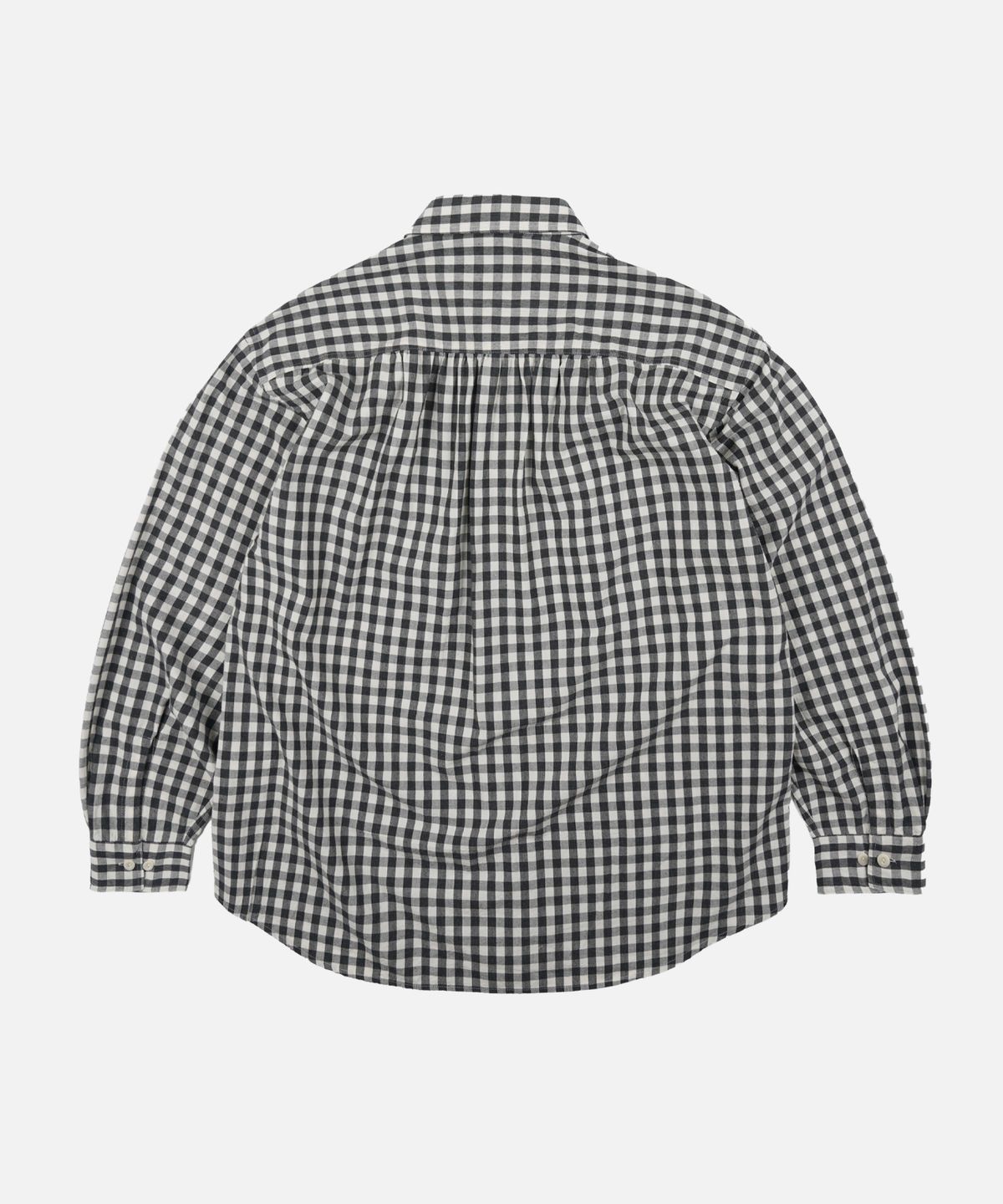 프리즘웍스(FRIZMWORKS) MELANGE CHECK WORK SHIRT _ BLACK