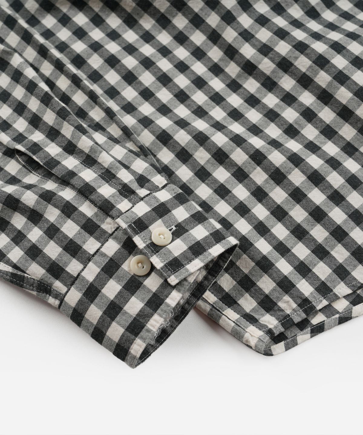 프리즘웍스(FRIZMWORKS) MELANGE CHECK WORK SHIRT _ BLACK