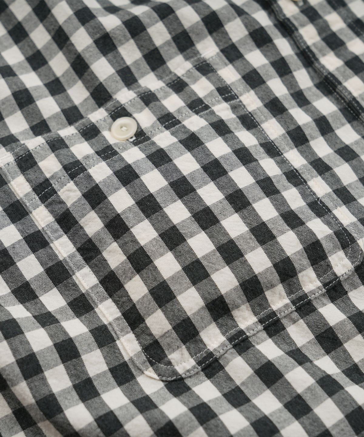 프리즘웍스(FRIZMWORKS) MELANGE CHECK WORK SHIRT _ BLACK