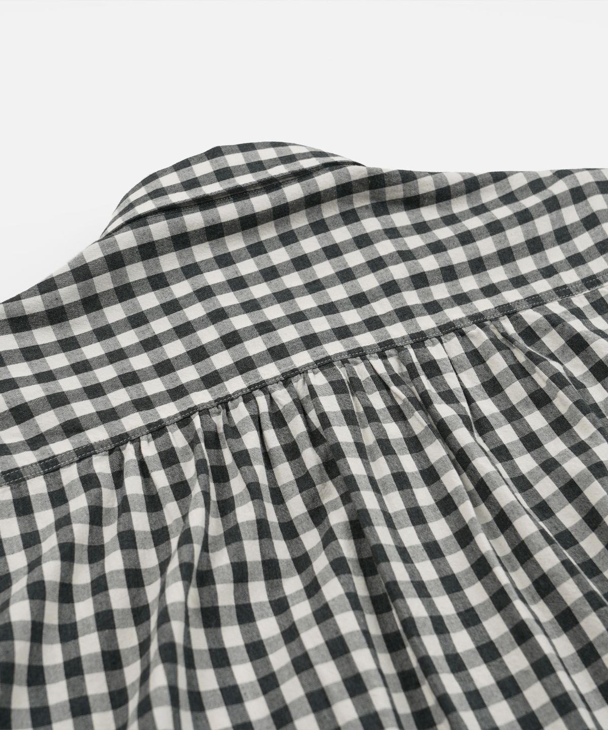 프리즘웍스(FRIZMWORKS) MELANGE CHECK WORK SHIRT _ BLACK