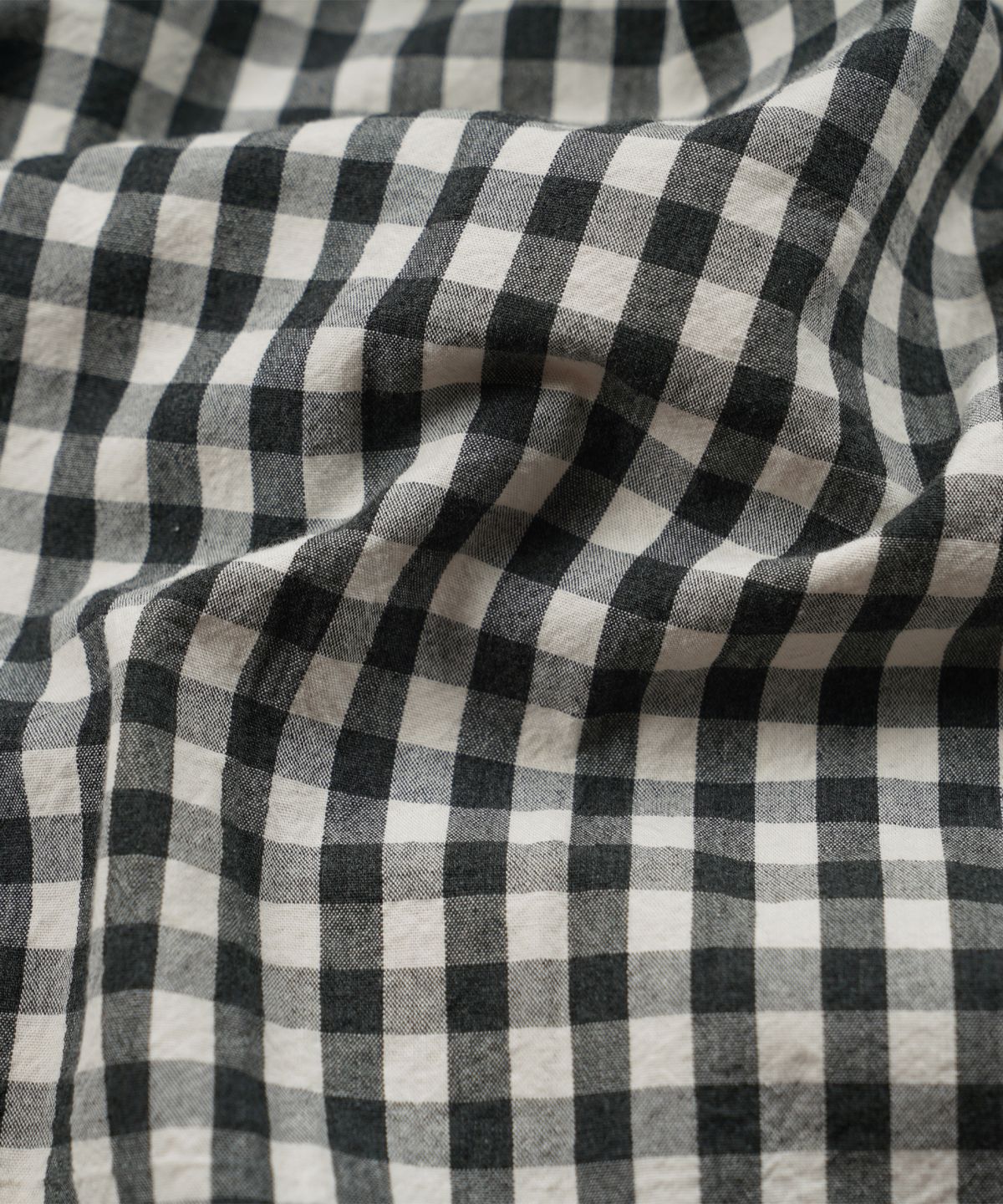 프리즘웍스(FRIZMWORKS) MELANGE CHECK WORK SHIRT _ BLACK
