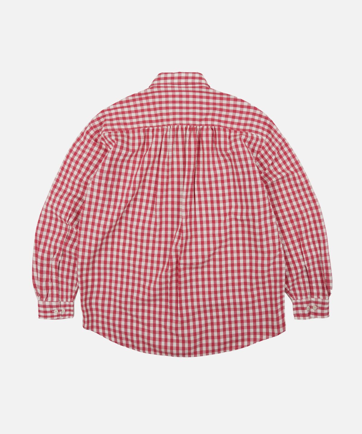 프리즘웍스(FRIZMWORKS) MELANGE CHECK WORK SHIRT _ RED