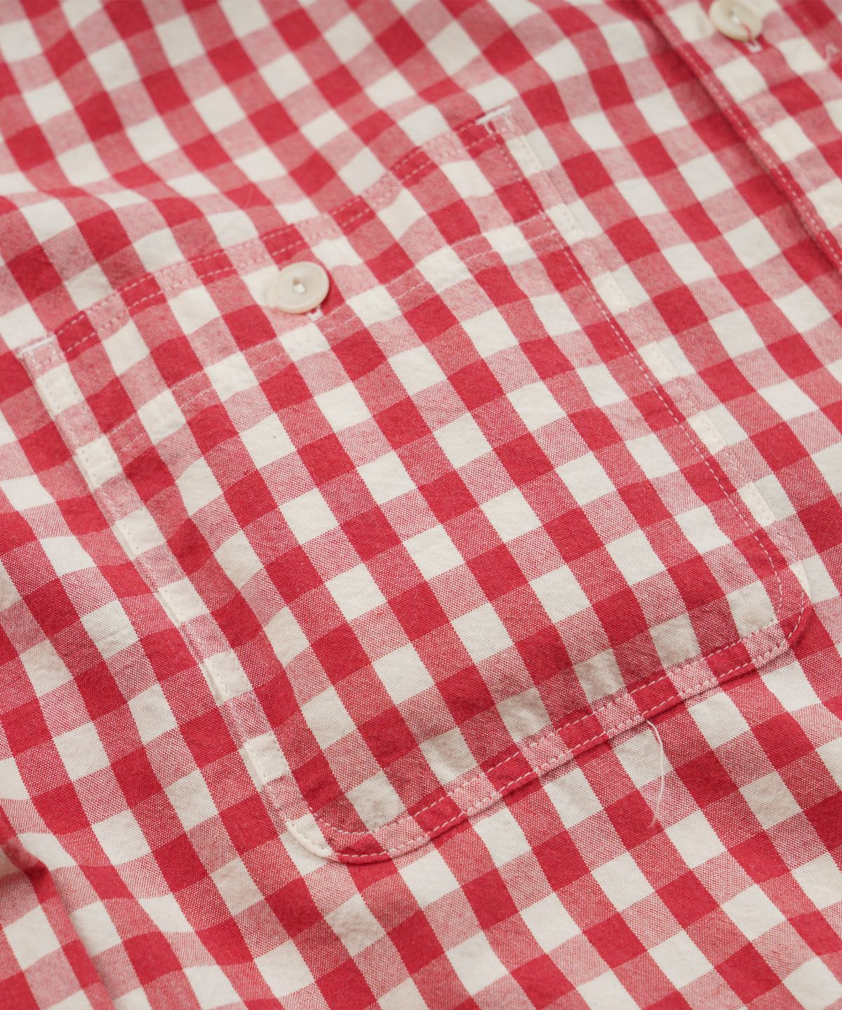 프리즘웍스(FRIZMWORKS) MELANGE CHECK WORK SHIRT _ RED