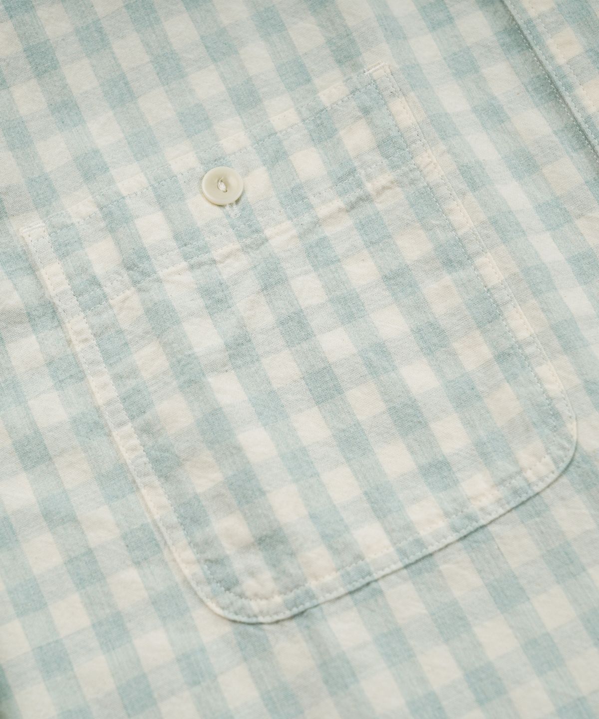 프리즘웍스(FRIZMWORKS) MELANGE CHECK WORK SHIRT _ PALE GREEN