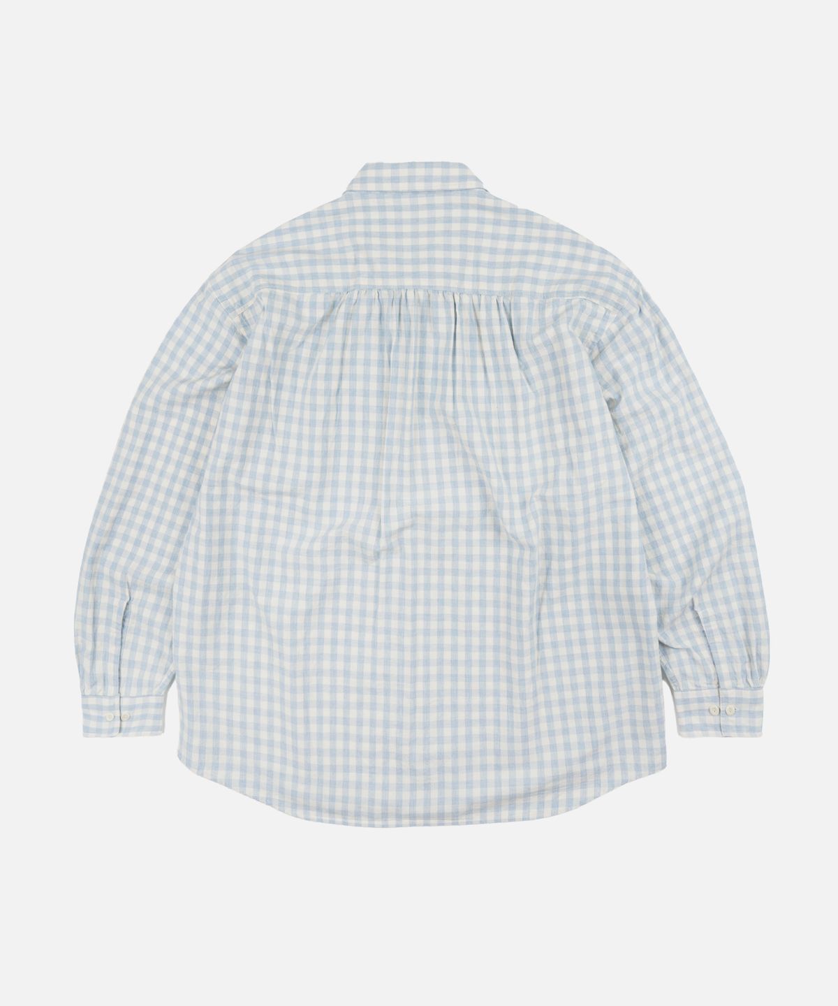 프리즘웍스(FRIZMWORKS) MELANGE CHECK WORK SHIRT _ SKY