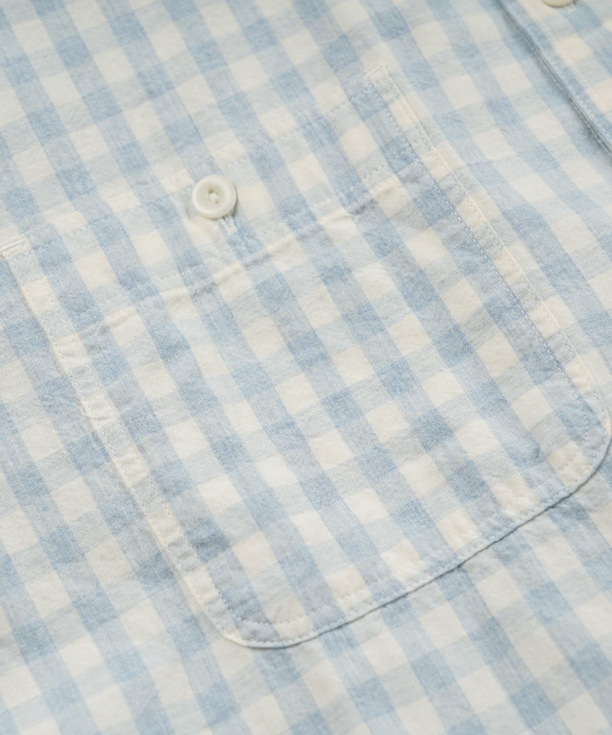 프리즘웍스(FRIZMWORKS) MELANGE CHECK WORK SHIRT _ SKY