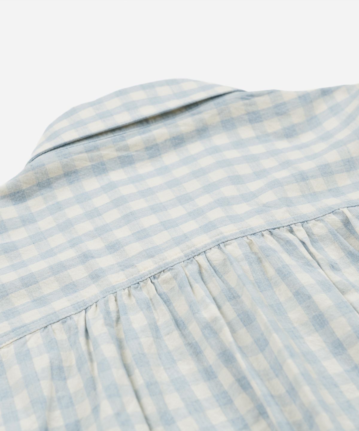 프리즘웍스(FRIZMWORKS) MELANGE CHECK WORK SHIRT _ SKY