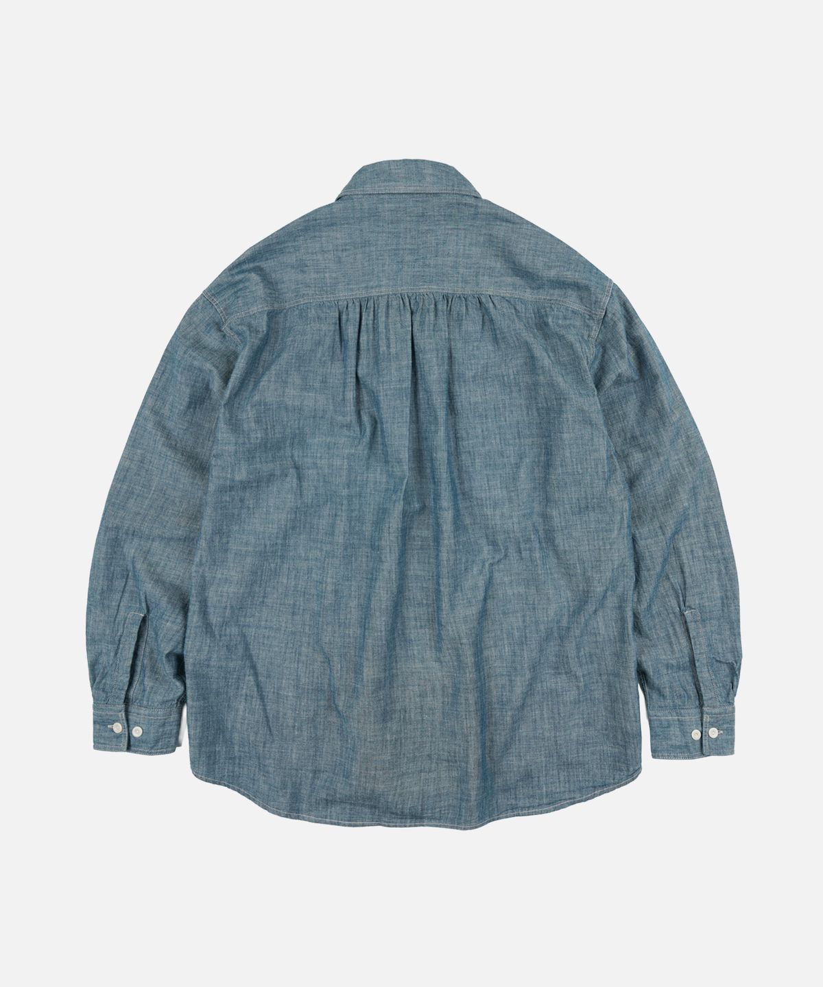 프리즘웍스(FRIZMWORKS) KUROKI CHAMBRAY WORK SHIRT _ WASHED BLUE