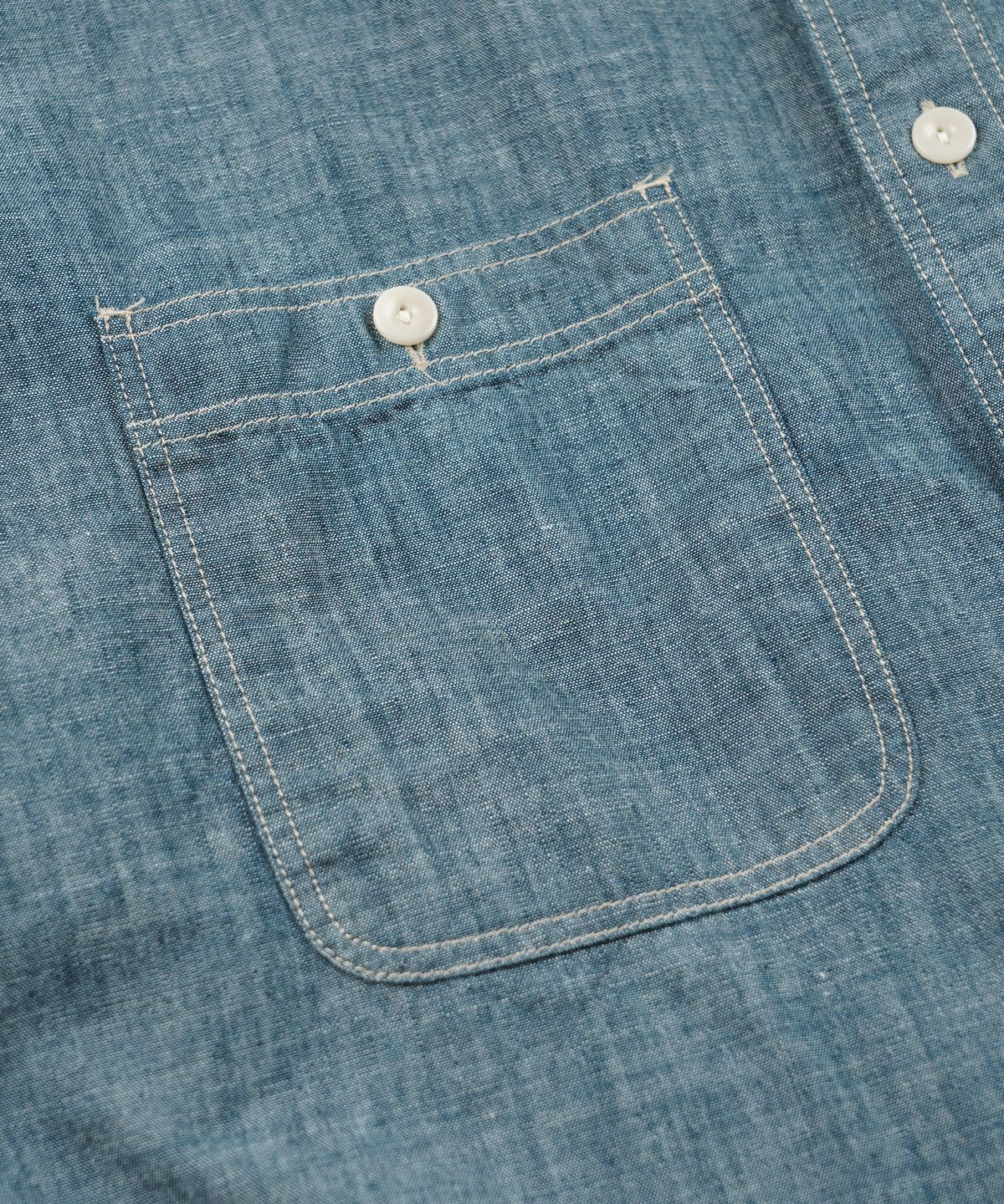 프리즘웍스(FRIZMWORKS) KUROKI CHAMBRAY WORK SHIRT _ WASHED BLUE