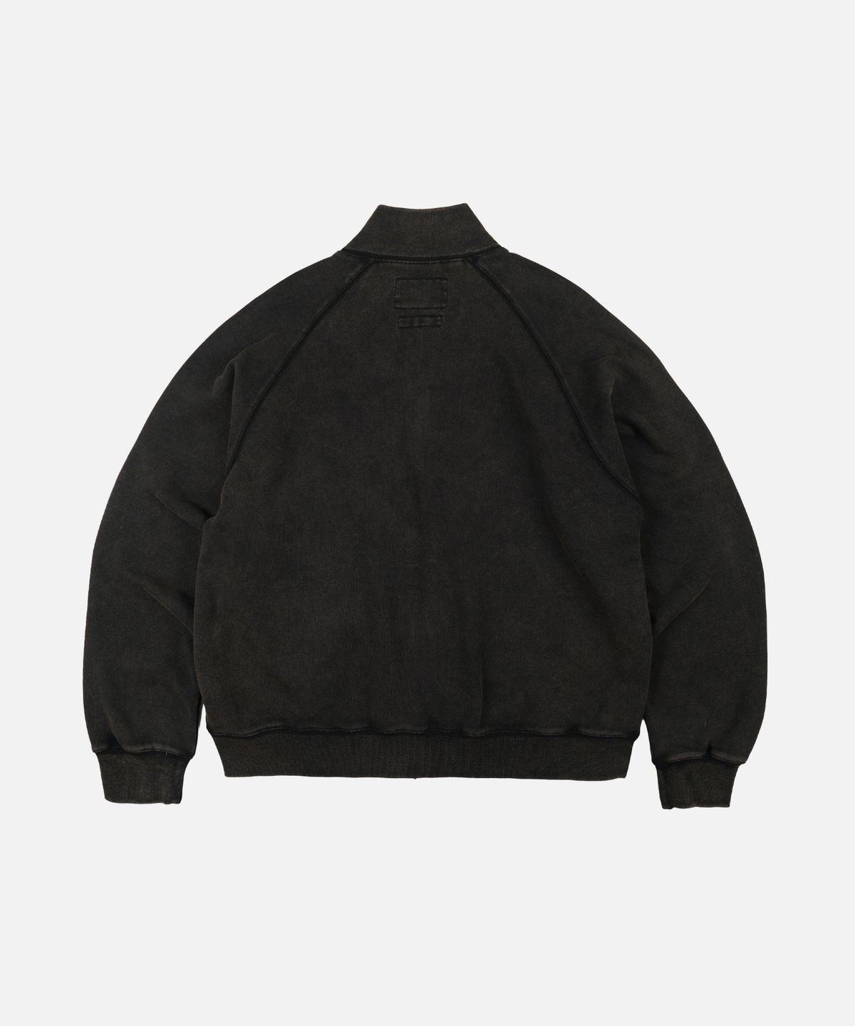 프리즘웍스(FRIZMWORKS) VINTAGE DYEING FULL ZIP SWEAT _ BLACK BROWN