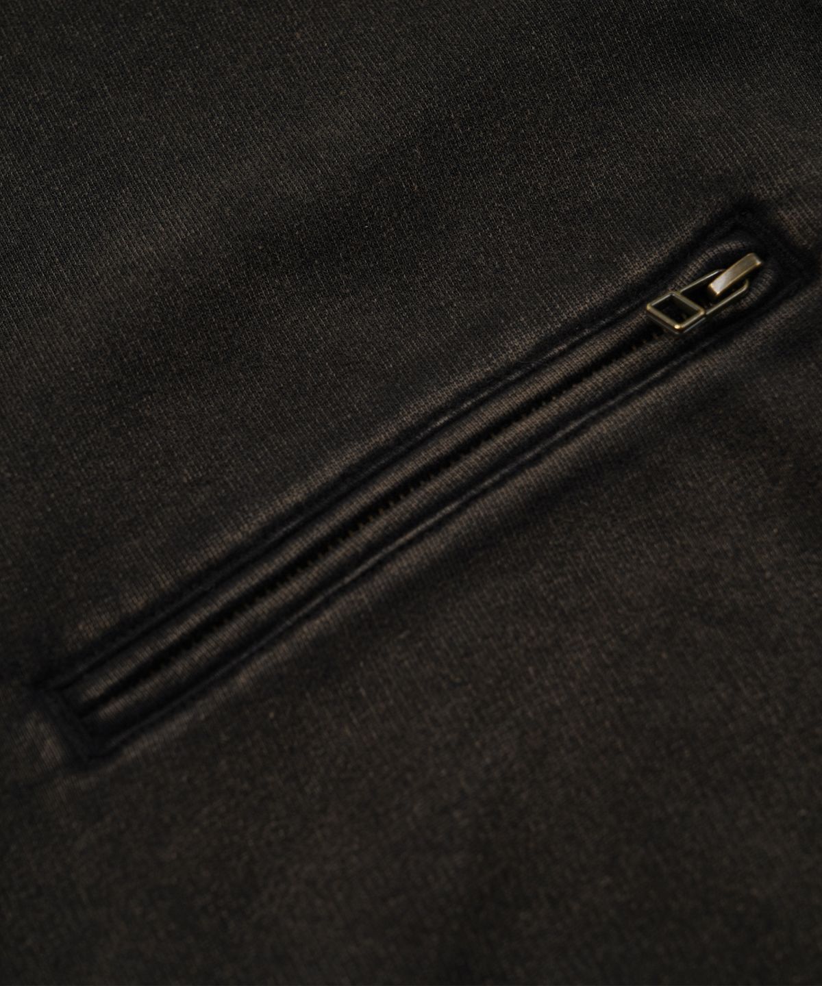 프리즘웍스(FRIZMWORKS) VINTAGE DYEING FULL ZIP SWEAT _ BLACK BROWN