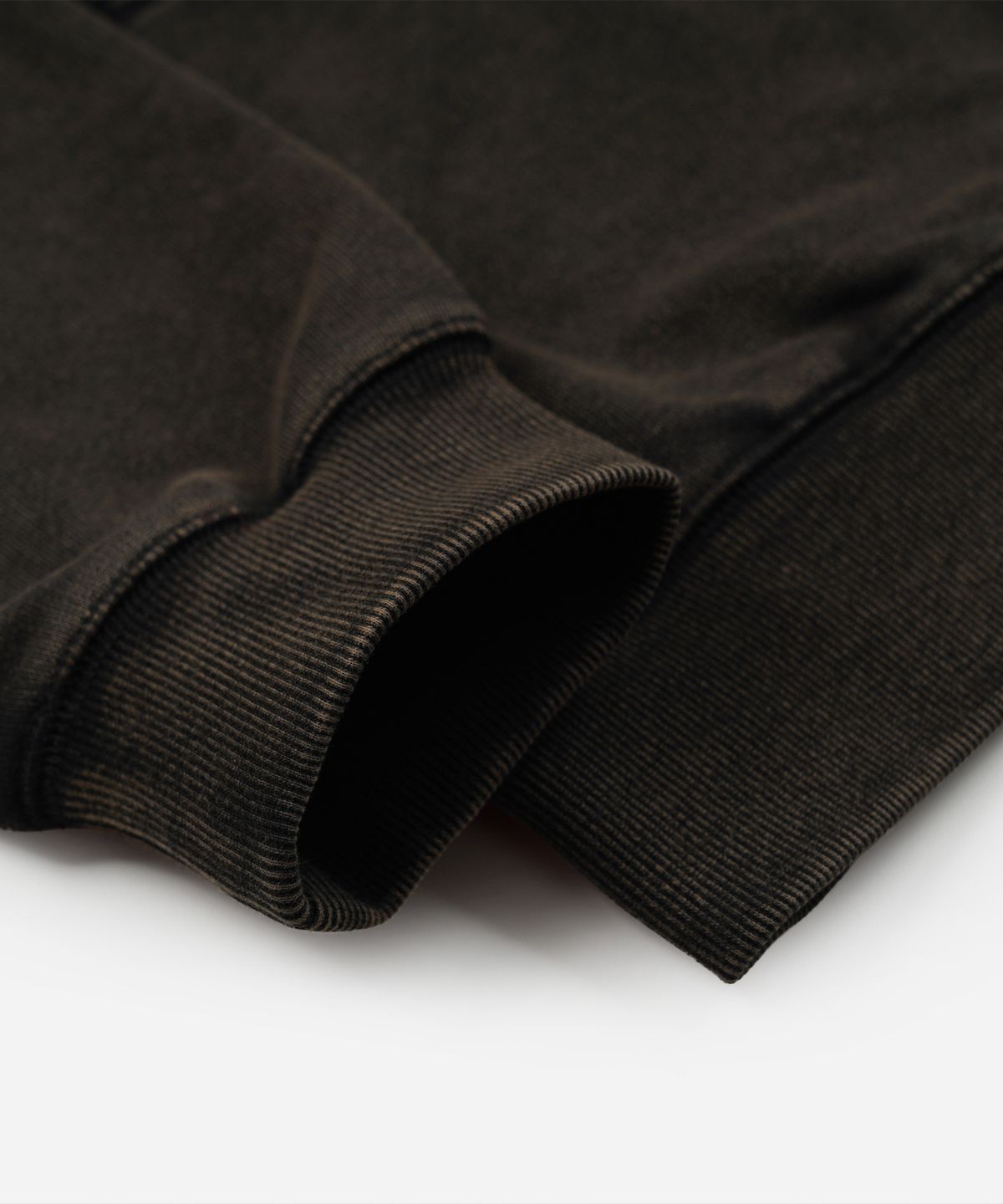 프리즘웍스(FRIZMWORKS) VINTAGE DYEING FULL ZIP SWEAT _ BLACK BROWN