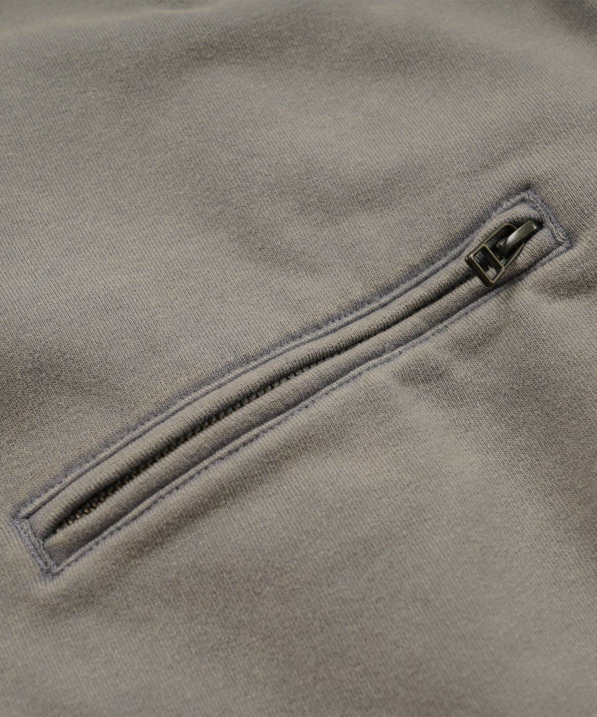 프리즘웍스(FRIZMWORKS) VINTAGE DYEING FULL ZIP SWEAT _ VINTAGE GRAY