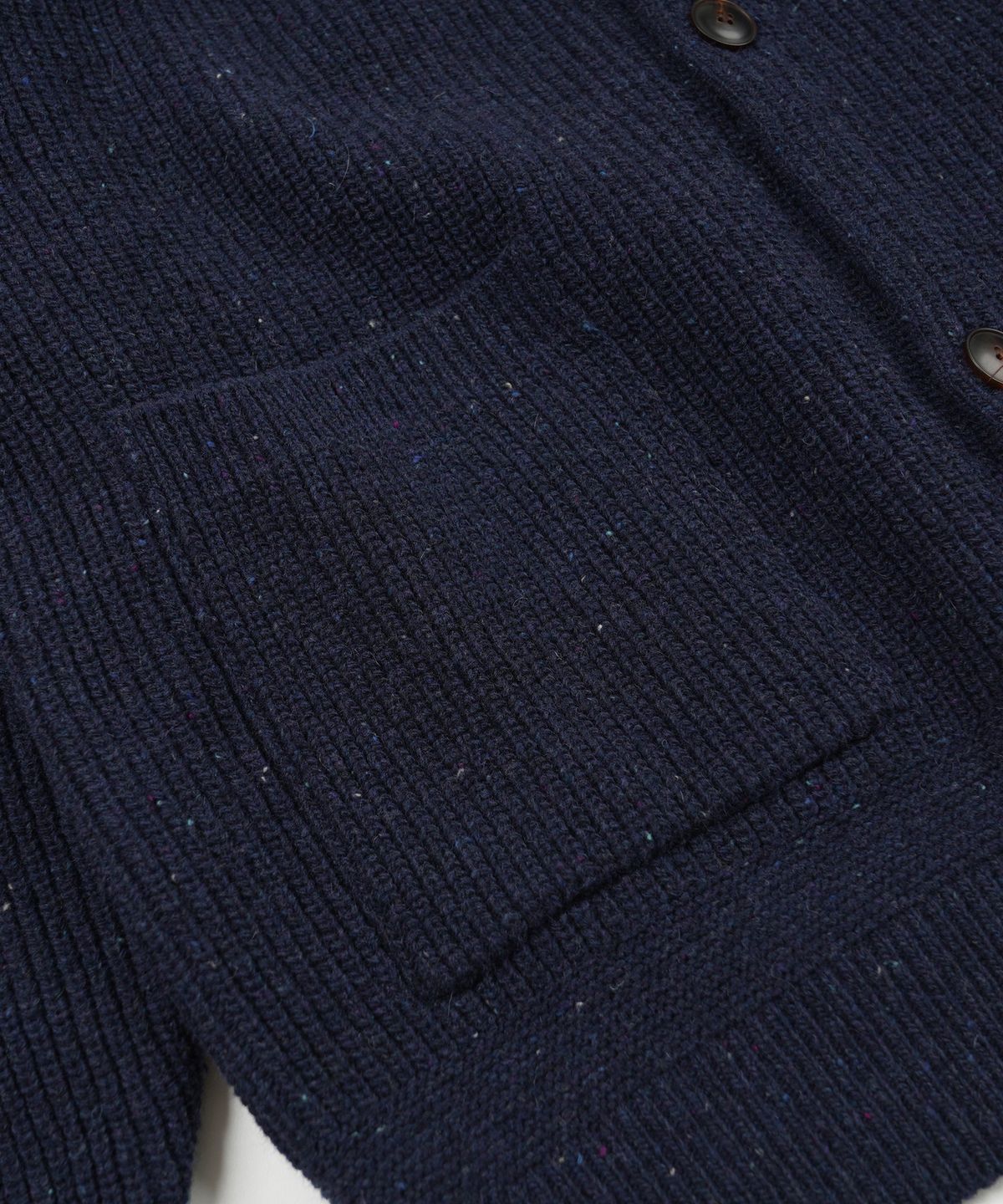 프리즘웍스(FRIZMWORKS) BOCACI WOOL ROUND CARDIGAN _ NAVY