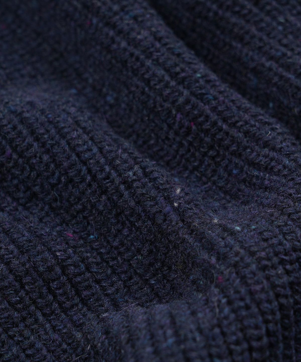 프리즘웍스(FRIZMWORKS) BOCACI WOOL ROUND CARDIGAN _ NAVY