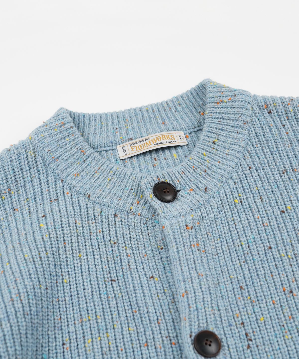 프리즘웍스(FRIZMWORKS) BOCACI WOOL ROUND CARDIGAN _ MINT