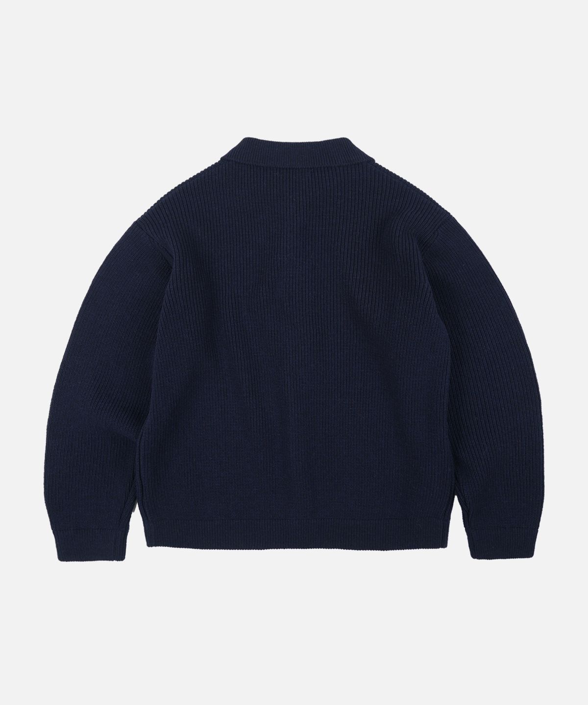 프리즘웍스(FRIZMWORKS) ULTRA HEAVYWEIGHT COLLAR CARDIGAN _ NAVY