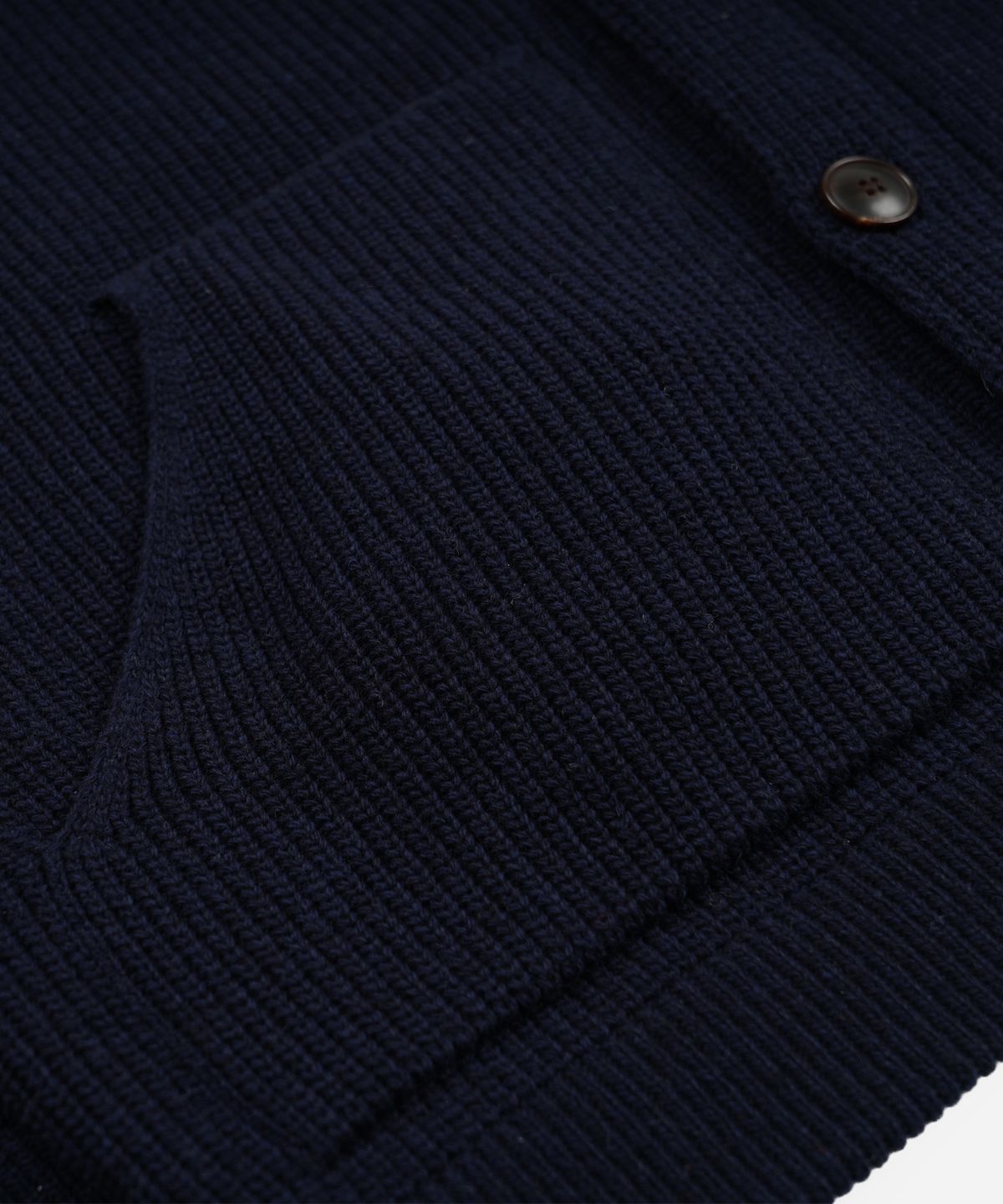 프리즘웍스(FRIZMWORKS) ULTRA HEAVYWEIGHT COLLAR CARDIGAN _ NAVY