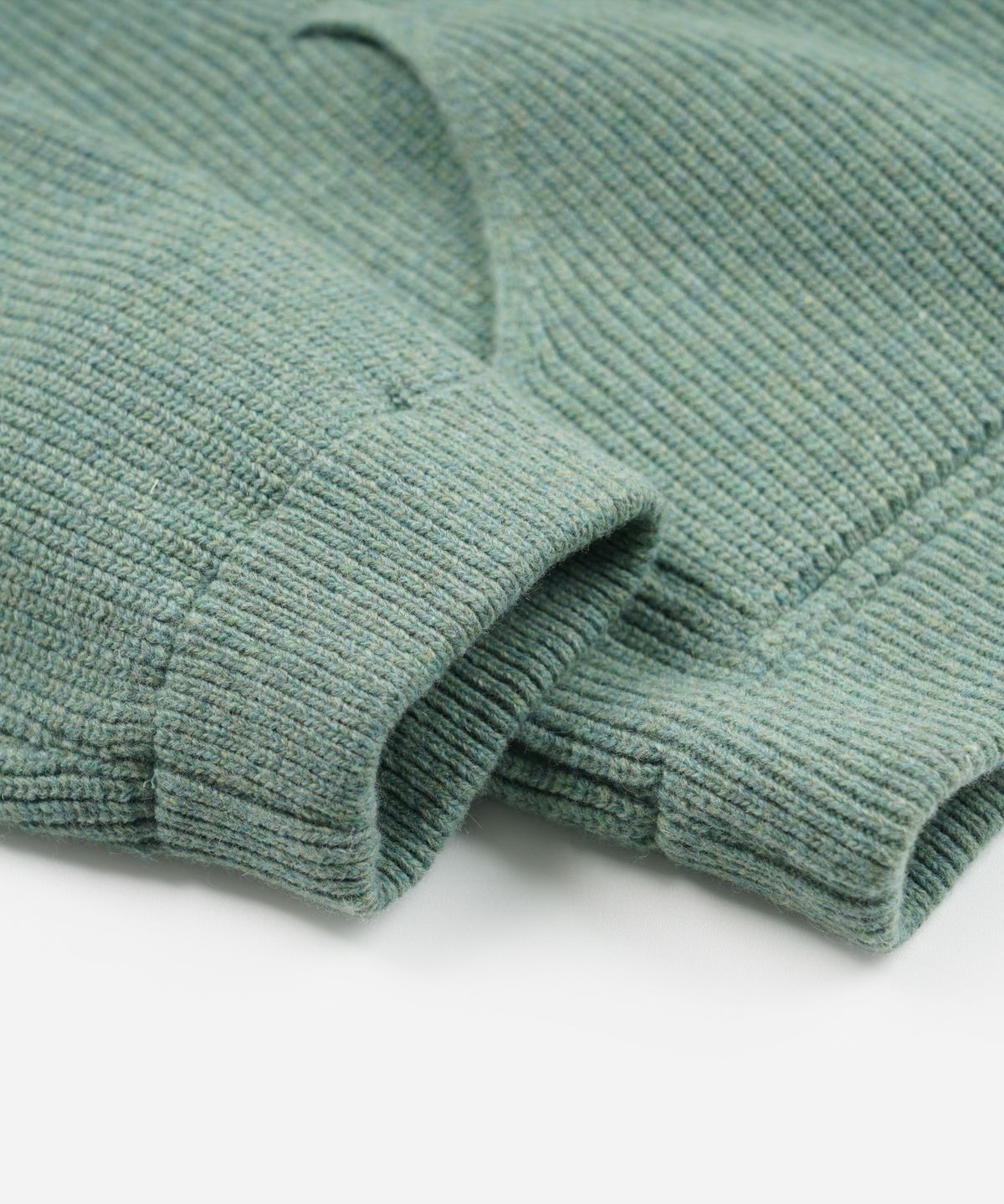 프리즘웍스(FRIZMWORKS) ULTRA HEAVYWEIGHT COLLAR CARDIGAN _ JADE GREEN