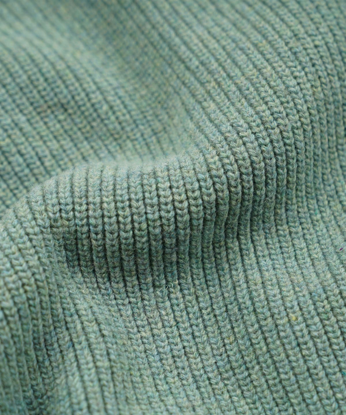 프리즘웍스(FRIZMWORKS) ULTRA HEAVYWEIGHT COLLAR CARDIGAN _ JADE GREEN