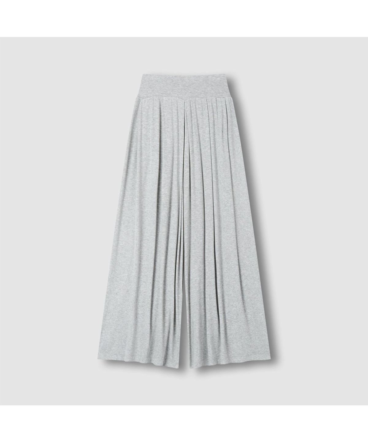 자주(JAJU) 여 컴피 와이드 라운지 팬츠_멜란지 그레이