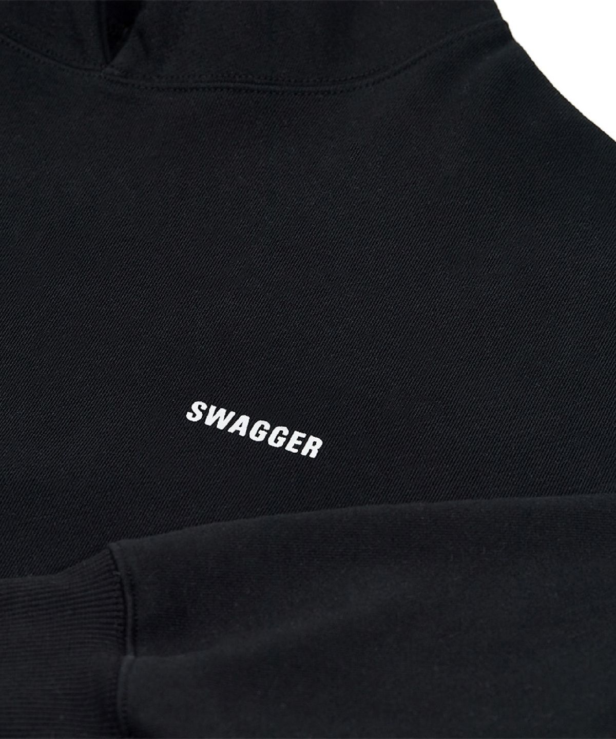 스웨거(SWAGGER) 프린트 클래식 후디_BLACK