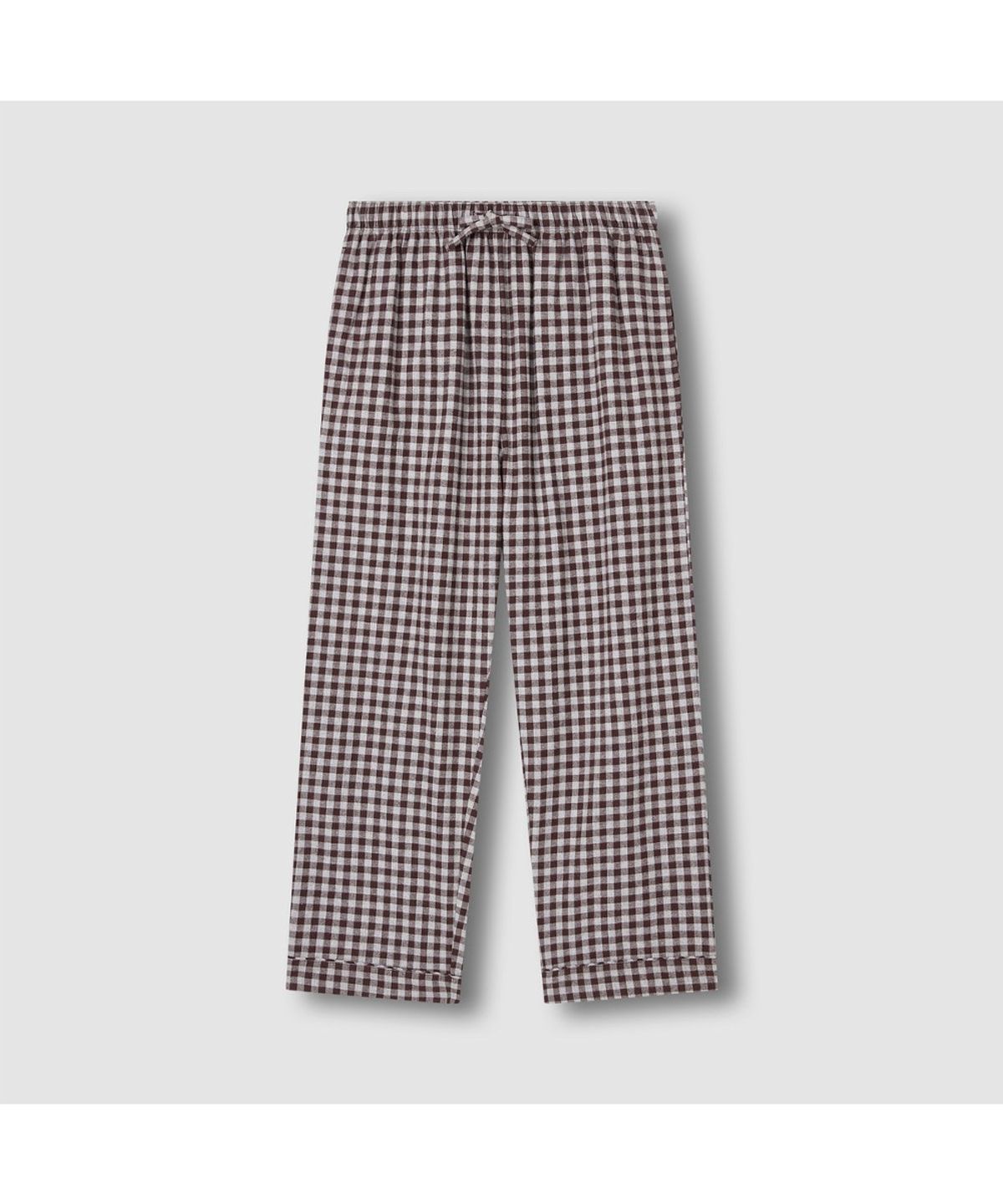 자주(JAJU) 남 플란넬 파자마 세트_다크 브라운