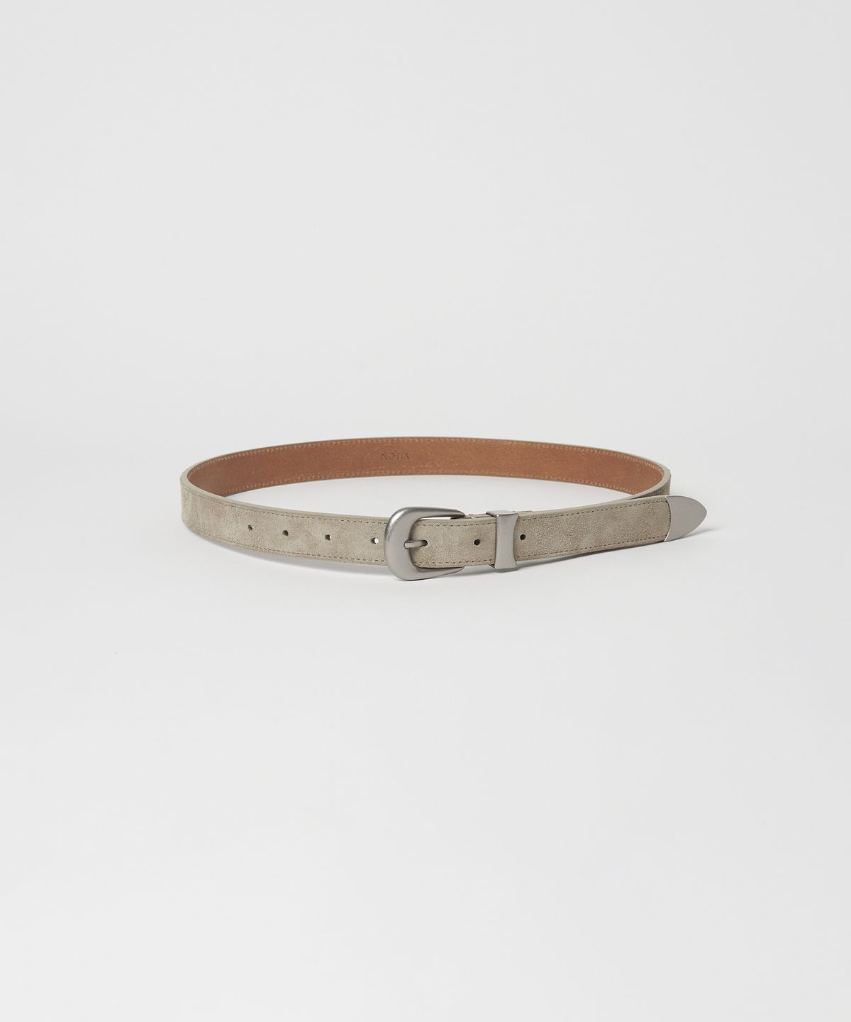 노티아(NOTIA) 25MM WESTERN SUEDE LEATHER BELT - 2COLORS