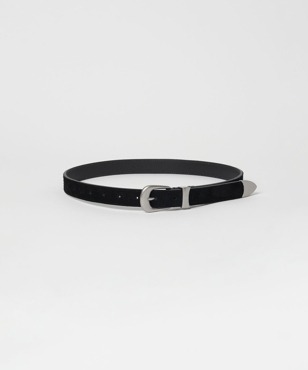 노티아(NOTIA) 25MM WESTERN SUEDE LEATHER BELT - 2COLORS